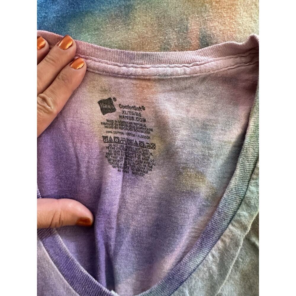 LOT OF 7 Tie Dye Shirts V-neck Short Sleeve Shirts XL - 2XL XXL XL - Picture 5 of 11